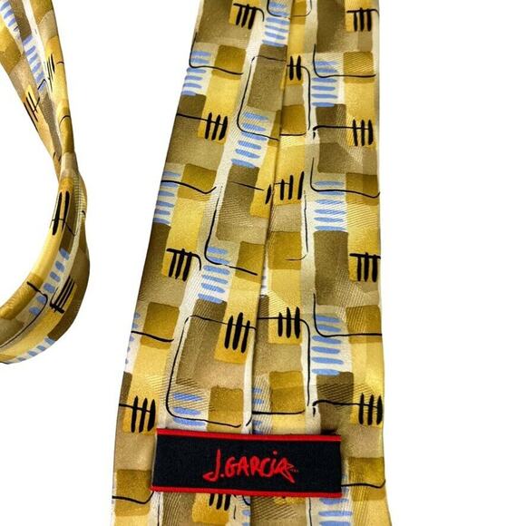 J Jerry Garcia 100% Silk Mens Necktie Neck Tie Emerald City Limited Edition - Picture 12 of 16